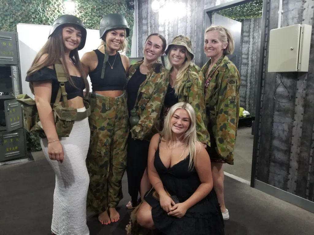 Ladies celebrating there hen's night in our Launch Escape Room