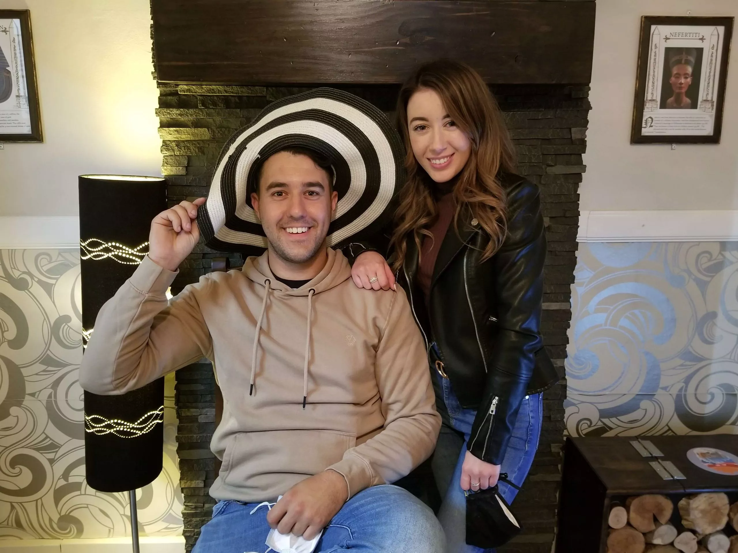 A couple celebrating their Wedding Anniversary in our Inheritance escape room in Sydney
