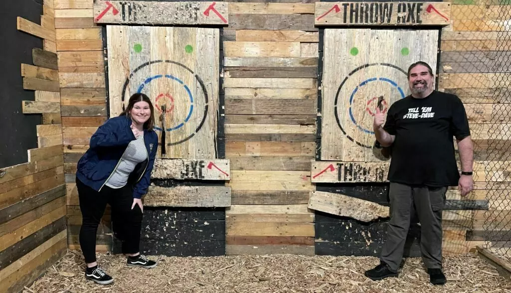 Our Game Masters team building session at Throw Axe Penrith