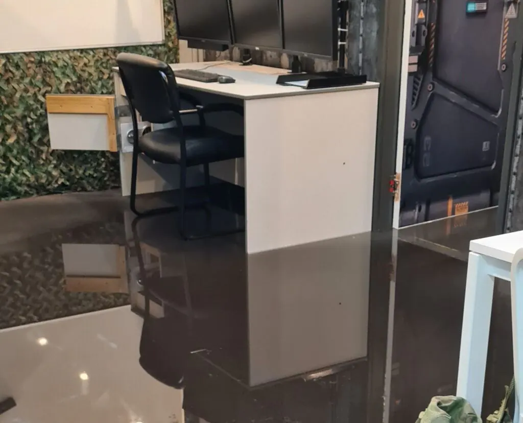 Our Launch Escape Room after flood